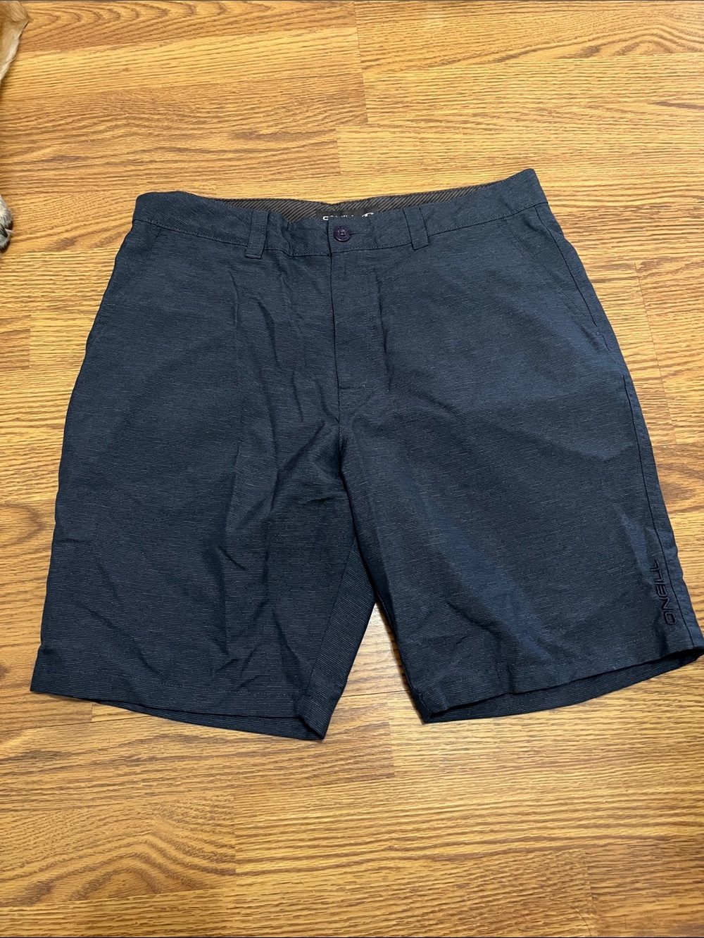O'Neill Men's Navy Flat-Front Casual Shorts